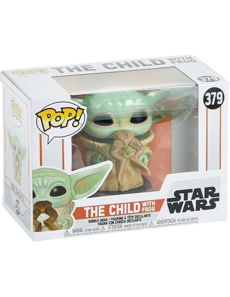 Figura Funko Pop Star Wars Mandalorian The Child With Frog