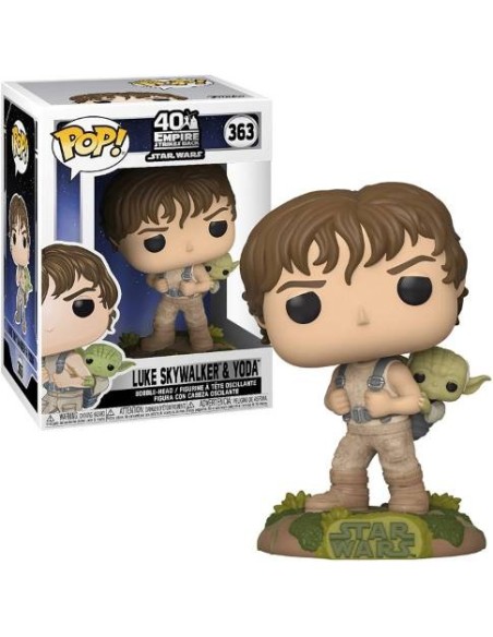 Ofertón Figura Funko POP Star Wars Training Luke With Yoda