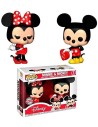 Set 2 Figuras POP Disney Valentine Mickey & Minnie Exclusive