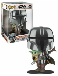 Oportunidad Figura Funko POP Star Wars Mandalorian With Yoda Child 25cm