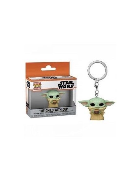 Oportunidad  Llavero Pocket Pop Star Wars The Mandalorian Yoda