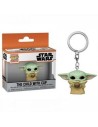 Llavero Pocket Pop Star Wars The Mandalorian Yoda The Child With Cup