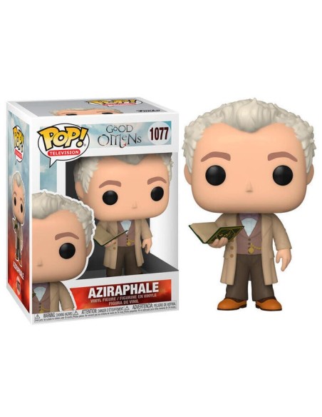 Oportunidad Figura Funko POP Good Omens Aziraphale With Book