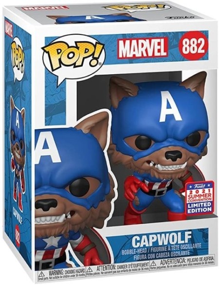 Oportunidad Figura Funko POP Marvel - Capwolf Capitan America