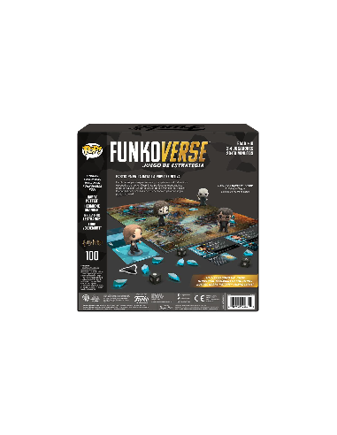 Juego de Estrategia FunkoVerse de Harry Potter - Edición Básica con 4 Figuras y 4 Escenarios en Kiwiku