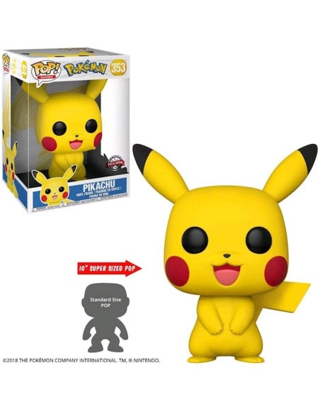 Mejor Precio en Figura Funko POP Pokemon - Pikachu 10 Pulgadas