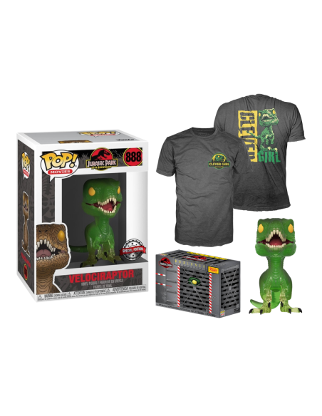 Mejor Precio en Figura Exclusiva + Camiseta Funko POP - Jurrassic Park
