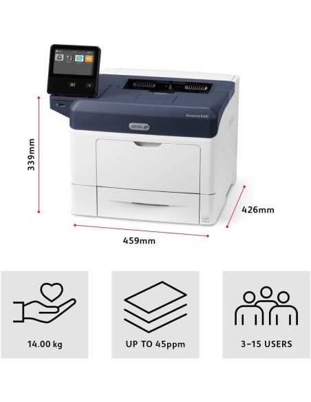 Oportunidad Impresora Láser Xerox VersaLink B400 A4. B400V_DN