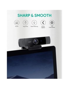 Ofertón AUKEY PC-LM1E Aukey Webcam FullHD USB 2