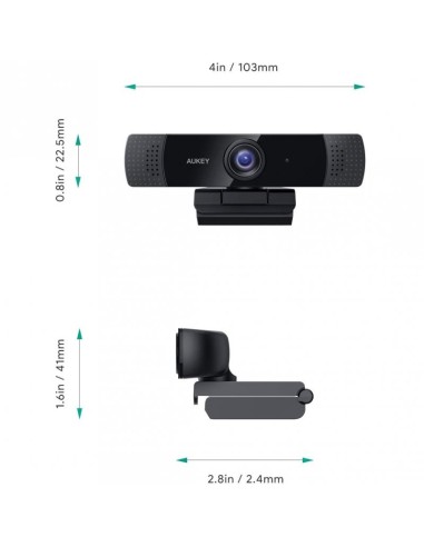 Ofertón AUKEY PC-LM1E Aukey Webcam FullHD USB