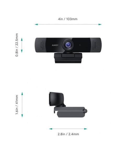 Ofertón AUKEY PC-LM1E Aukey Webcam FullHD USB