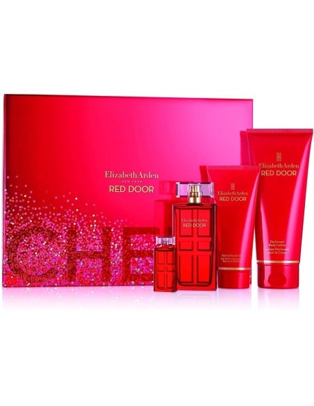 Comprar Elizabeth arden red door gift set 50ml edp + 5ml edp + 200ml body lotion + 100ml bath & shower gel