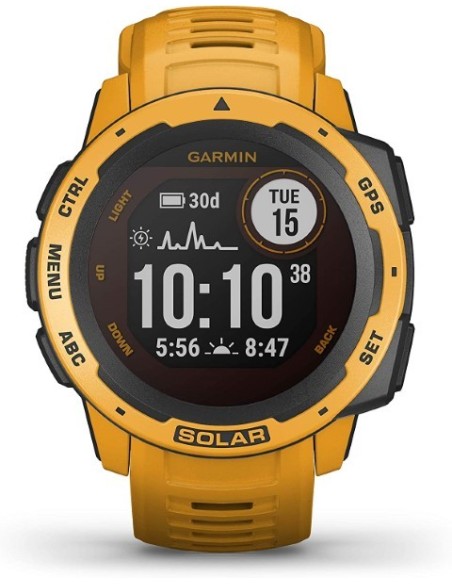 Oferta Smartwatch Garmin Instinct Solar Amarillo Ocre