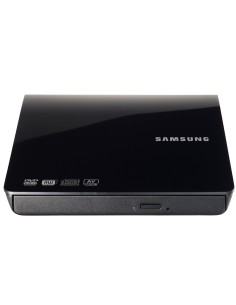 Samsung SE-208DB/TSBS - Unidad grabadora de DVD externa Dual Layer USB 2.0 negro