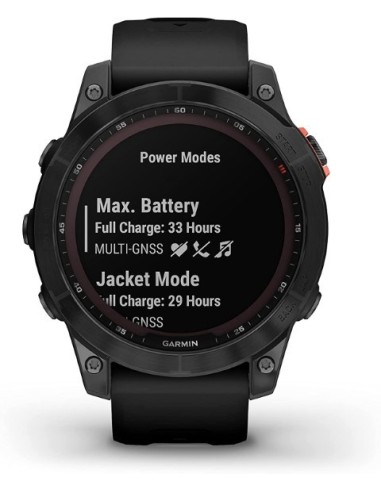 Smartwatch Garmin Fenix 7 Solar Negro (Slate Gray) 010-02540-11