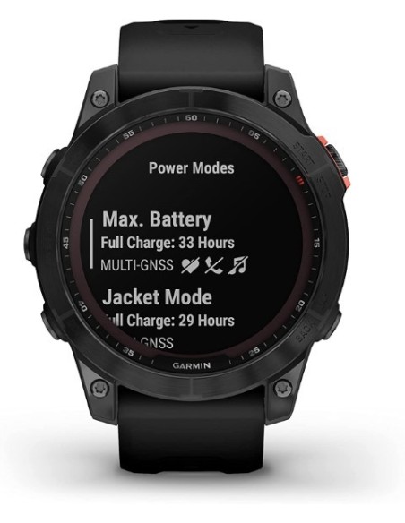 Smartwatch Garmin Fenix 7 Solar Negro (Slate Gray) 010-02540-11