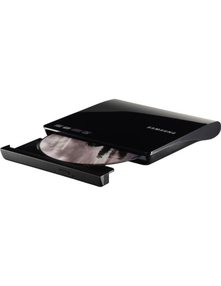 Samsung SE-208DB/TSBS - Unidad grabadora de DVD externa Dual Layer USB 2.0 negro