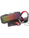 Pack Trust Gaming GXT 1180RW Teclado, Ratón, Auriculares y Alfombrilla