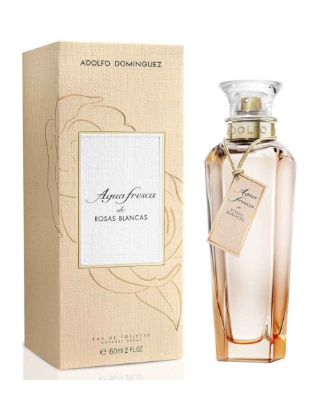 Oportunidad  -8411 Adolfo dominguez agua fresca de rosas blancas eau de toilette 60ml vaporizador