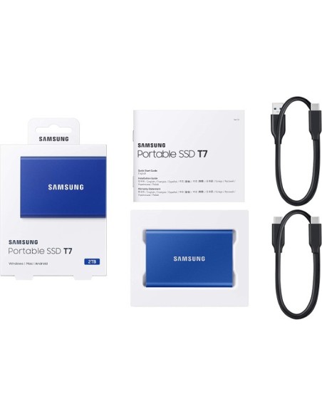 Mejor Precio en Disco Externo SSD Samsung Portable T7 2Tb Azul