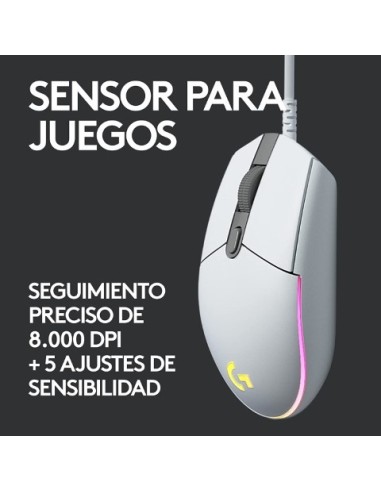 Ofertón Ratón Gaming Logitech G203 LIGHTSYNC RGB de 6 botones