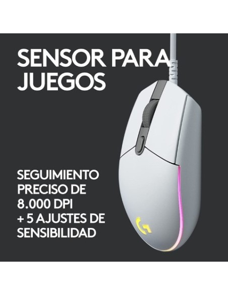 Ofertón Ratón Gaming Logitech G203 LIGHTSYNC RGB de 6 botones