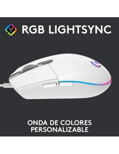 Ofertón Ratón Gaming Logitech G203 LIGHTSYNC RGB de 6 botones