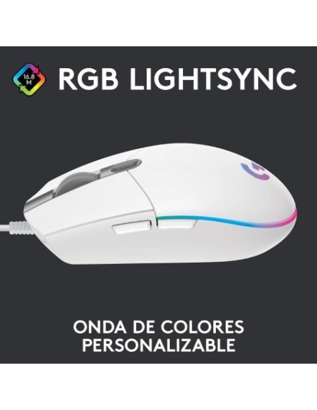 Ofertón Ratón Gaming Logitech G203 LIGHTSYNC RGB de 6 botones