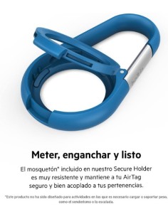 Comprar Belkin Funda con Mosquetón para Apple AirTag Azul 2