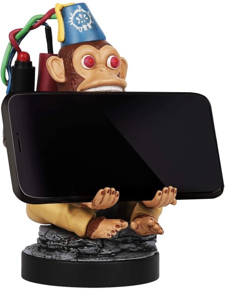 Soporte Cable Guys Monkey Bomb Para Mandos Y Teléfonos - Exquisite Gaming | Kiwiku