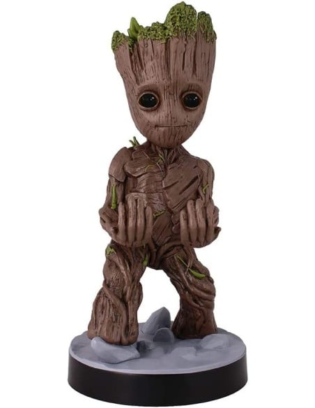 Soporte EXQUISITE GAMING Cable Guys Toddler Groot Para Mandos Y Teléfonos - Kiwiku