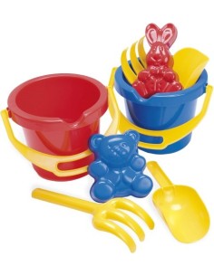 Oferta - Dantoy - Cubo Infantil con Moldes de Arena 4 pcs (1429)