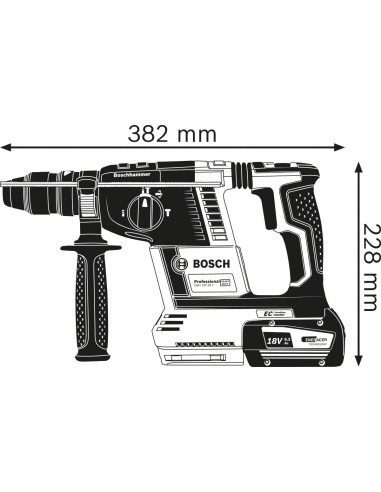Ofertón Martillo Combinado a Batería Bosch Gbh 18V-26 F 2X 6,0Ah