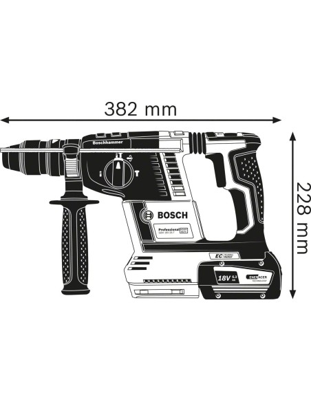 Ofertón Martillo Combinado a Batería Bosch Gbh 18V-26 F 2X 6,0Ah