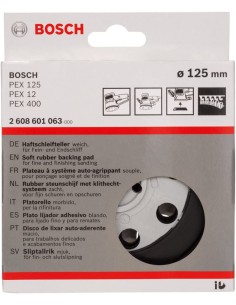 Oportunidad Bosch Plato Lijador Adhesivo Suave Para Pex 12/125/400