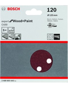 Ofertón Bosch Disco De Lija C 430 D125Mm Gr.120, 5 Unds
