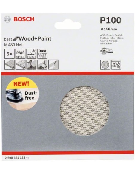 Comprar Bosch Hoja De Lija M480 150Mm K100 5X