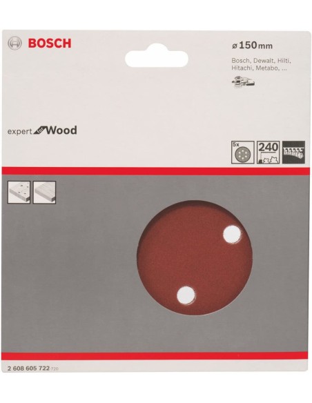 Comprar Bosch Hoja De Lija Efwp 150Mm K240 5 uds