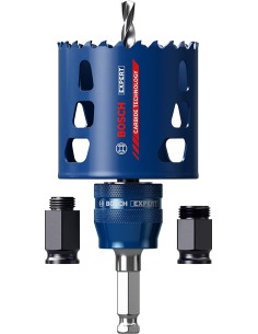 Ofertón Bosch EXPERT ToughMaterial Hole Saw 68mm Starter Kit. 2608900450