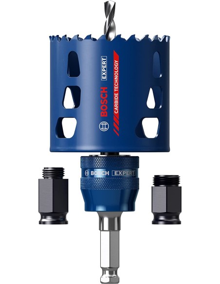 Ofertón Bosch EXPERT ToughMaterial Hole Saw 68mm Starter Kit. 2608900450