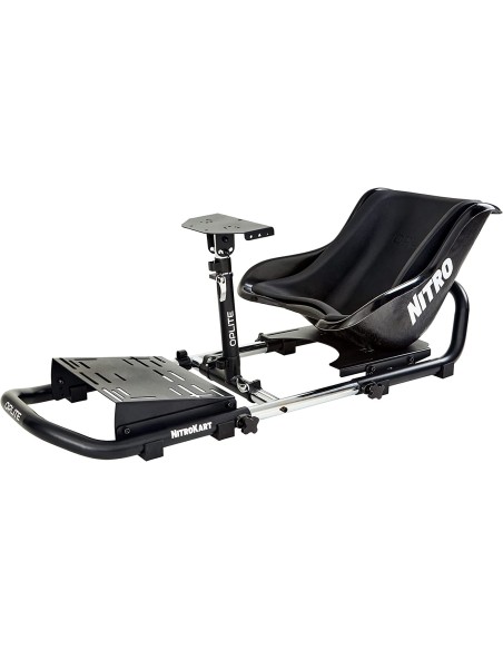 Oferta NitroKart - Cockpit de simulación de coche con reductor de asiento niños