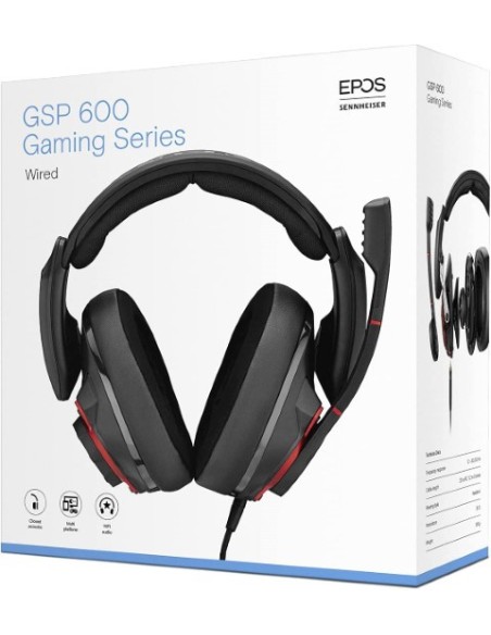 Oportunidad Auricular con cable para EPOS Sennheiser 1000244 GSP 600