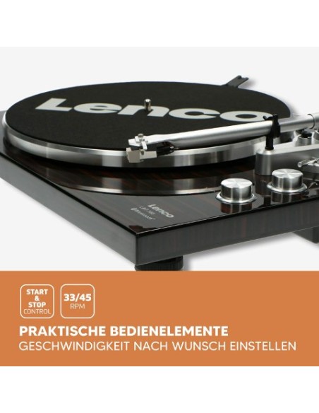 Oferta Lenco LBT-188 Tocadiscos con Transmisión Bluetooth Madera