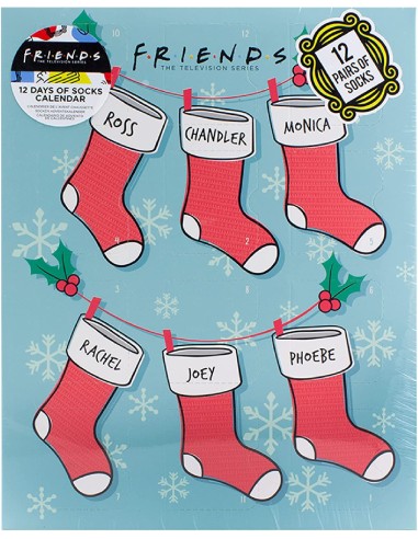 Calendario De Adviento 2022 Friends Calcetines Unisex Talla 36-41 | PALADONE  