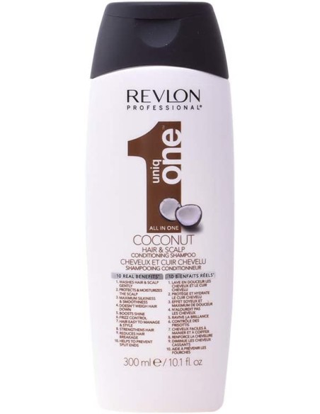 OFerta Revlon uniq one champú acondicionador coconut 300 ml