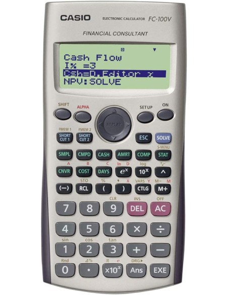 Oferta Calculadora Financiera de bolsillo Casio Fc-100V Gris