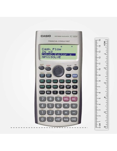 Oferta Calculadora Financiera de bolsillo Casio Fc-100V Gris