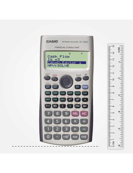 Oferta Calculadora Financiera de bolsillo Casio Fc-100V Gris
