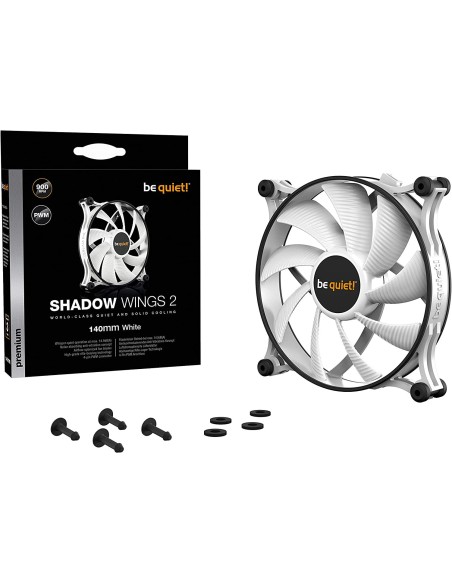 Comprar Ventilador 140Mm Be Quiet! Shadow Wings 2 White BL091