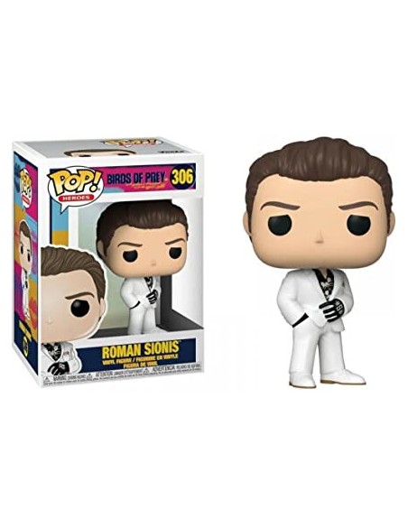 Ofertón FUNKO  Figura pop dc birds of prey roman sionis white suit